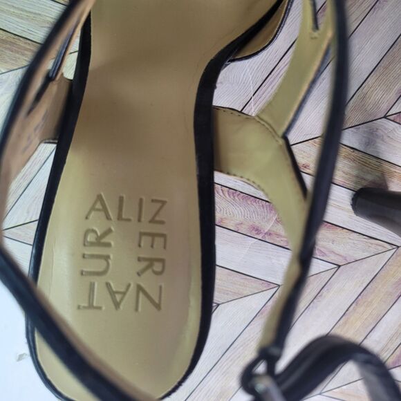 Size 8M Dianna Style Strappy Slip-back Heel Open Toe - Picture 6 of 7